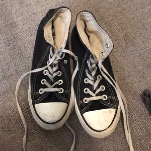 Black hi top converse!